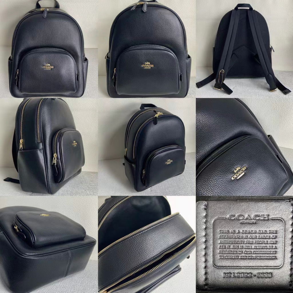 C5666 5666 Coach women Court Series Ole Medium Ladies Full Leather Backpack bag