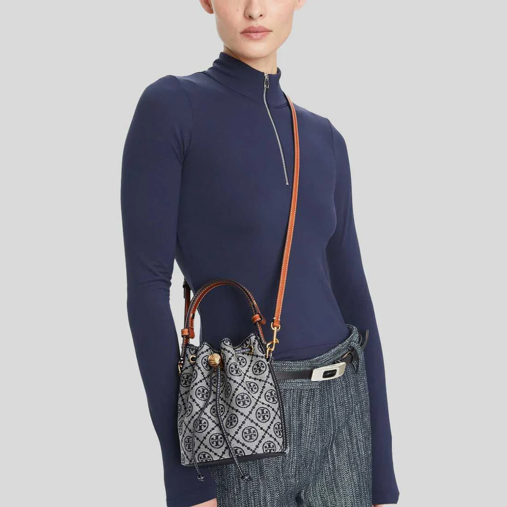 Women Handbag 166414 166415 T Monogram Bucket Bag