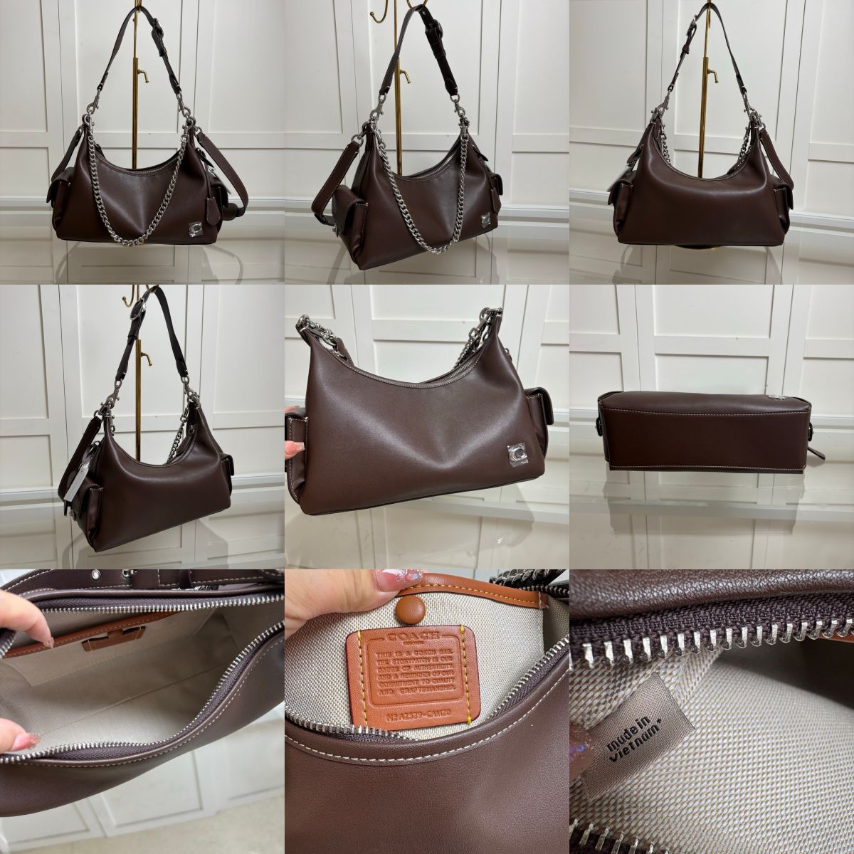 Women Handbag CAM20 Pocket Juliet 30 Shoulder Sling Bag