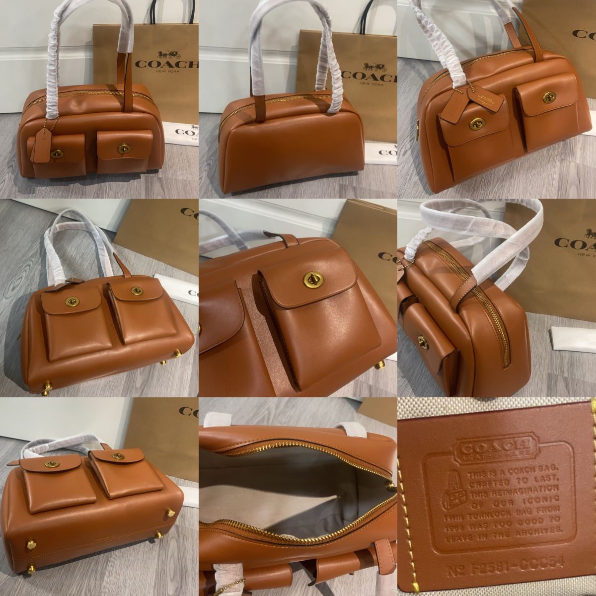 Women handbag CCC55 CCC54 twin turnlock Baseball Bowling Bag Steamed bun handbag bag
