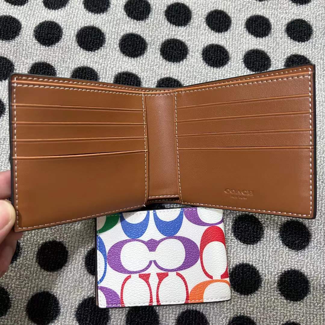 Men Handbag C9863 Rainbow Signature 3 in 1 wallet