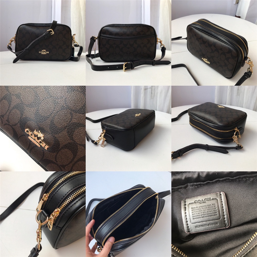 Coach 39856 68168 68167 91077 C1767 C3239 C2835 C7617 C2798 C2799 6519  C1308 JES Crossbody Women Men Sling Camera Bag