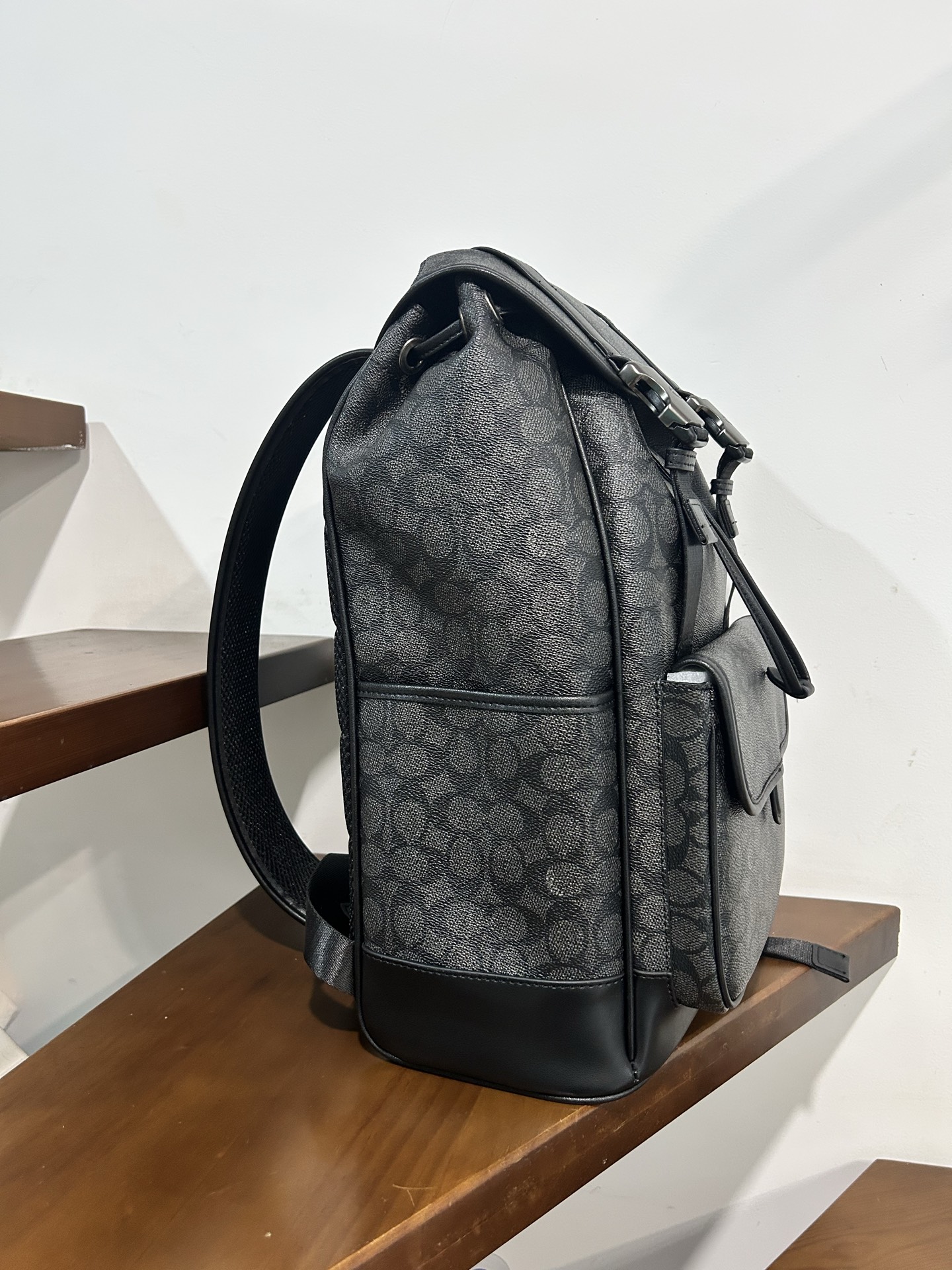 Men Handbag CU201  CU072 LEAGUE FLAP BACKPACK IN SIGNATURE CANVAS