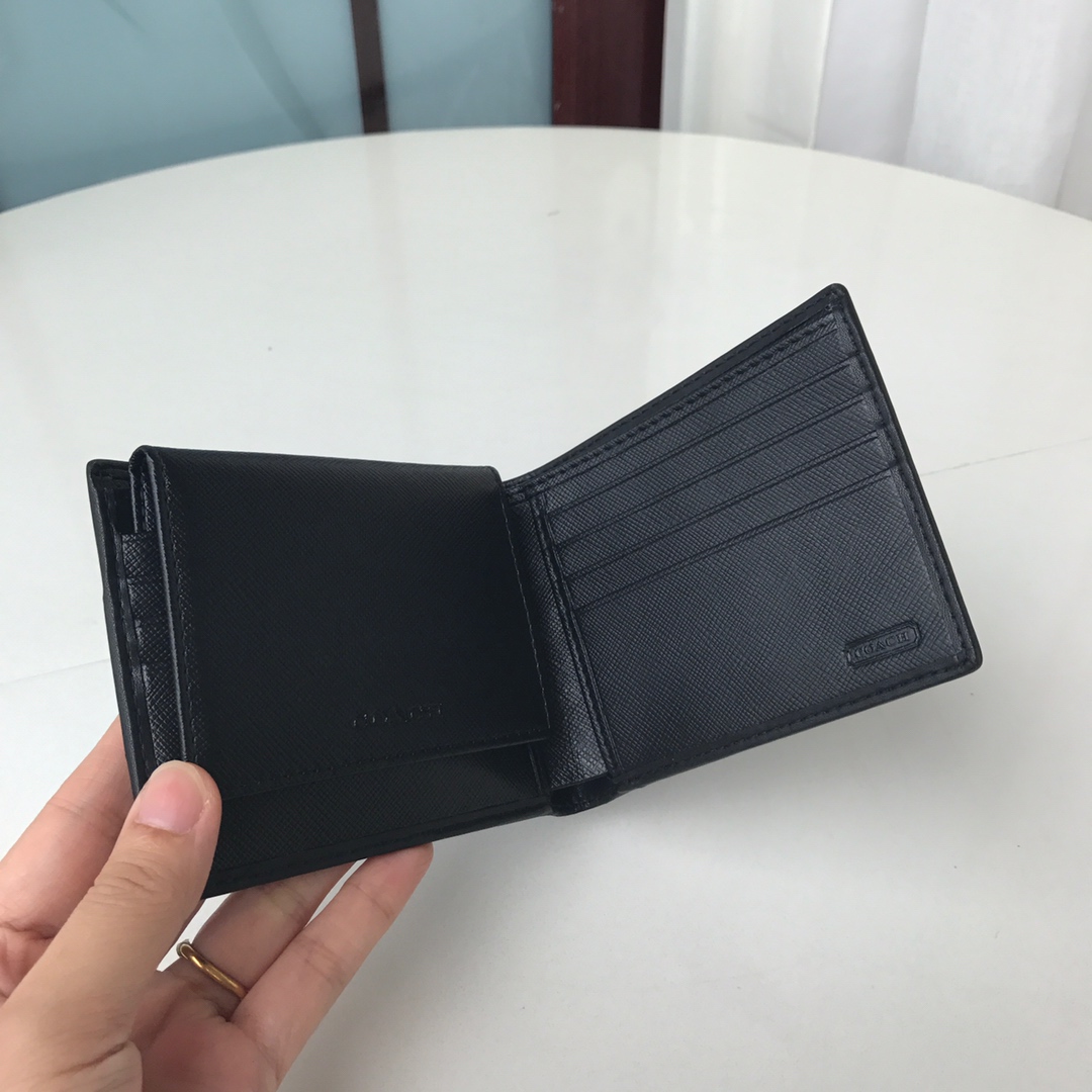 Men Handbag 74547 Compact ID Embossed Signature Wallet