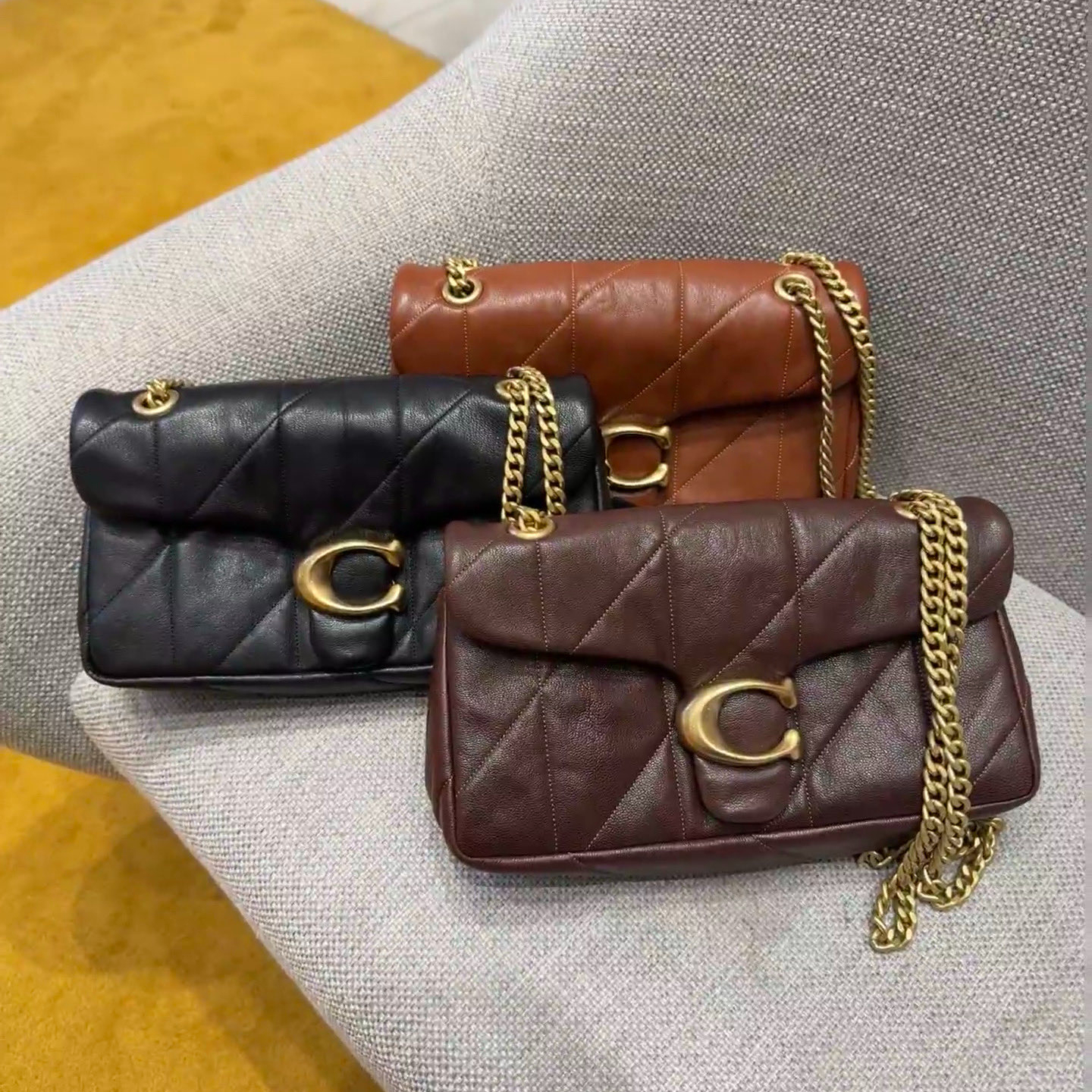 Women Handbag CCW83 Tabby 26 With Quilting Sling Chain Shoulder Bag