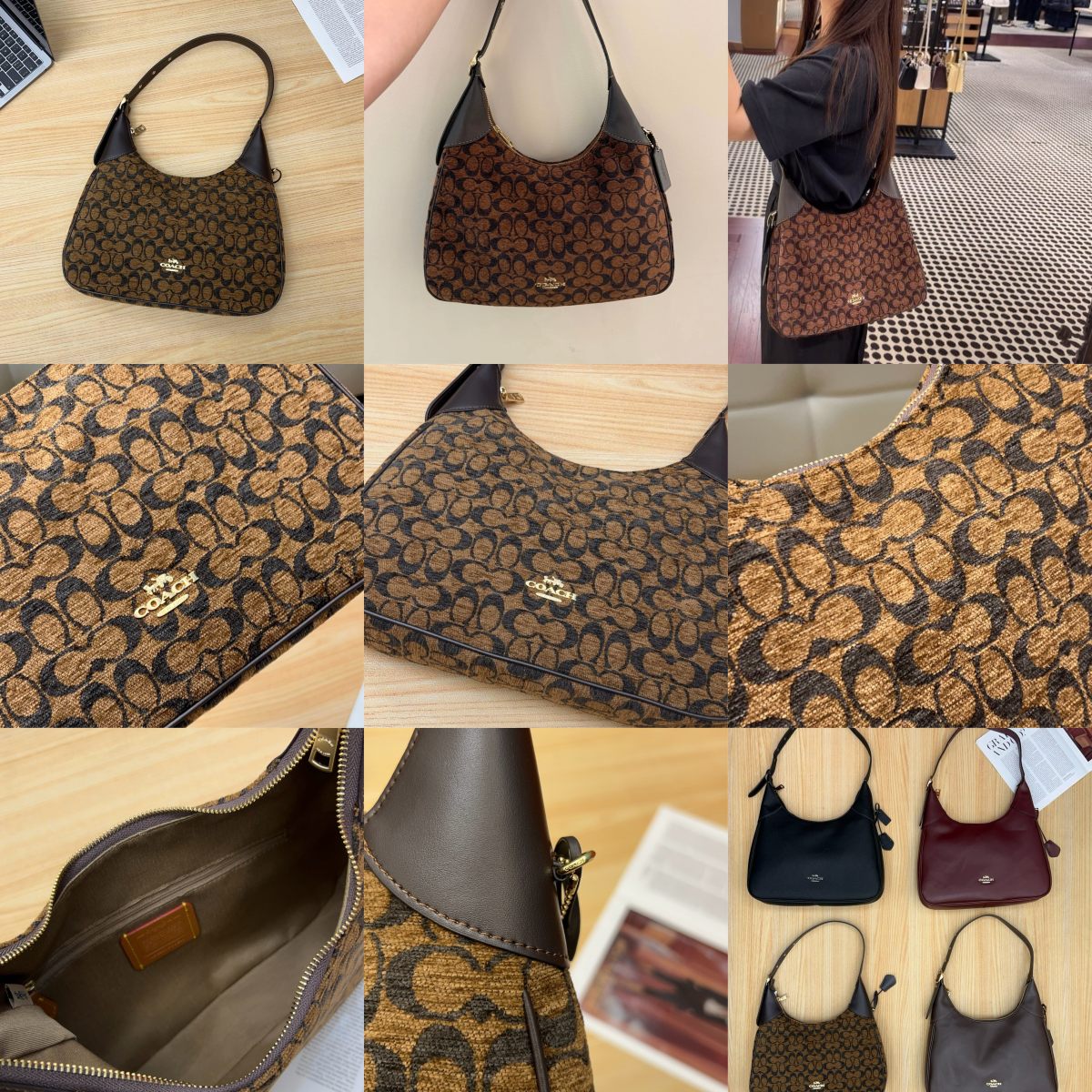 CCE47 CCE48 CCE49 Ella Hobo Women Crossbody Sling Shoulder Half Moon Bag