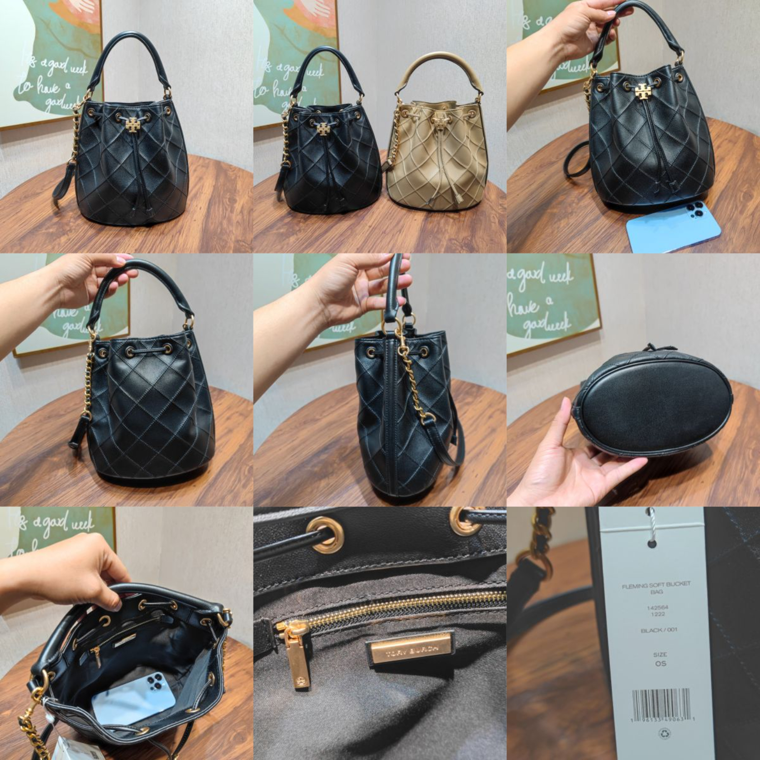 Women Handbag 142564 142565 Fleming Soft Bucket Bag
