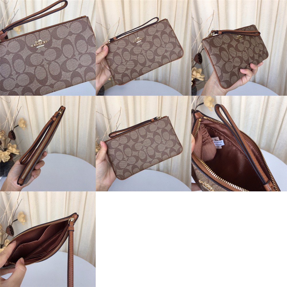 Large Wristlet Canvas Women Zip Purse Wallet 58695