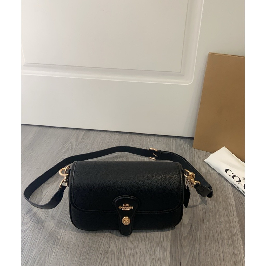 CY683 Hadley Series Double Shoulder Strap Flap Knob Design Crossbody Shoulder Bag women handbag