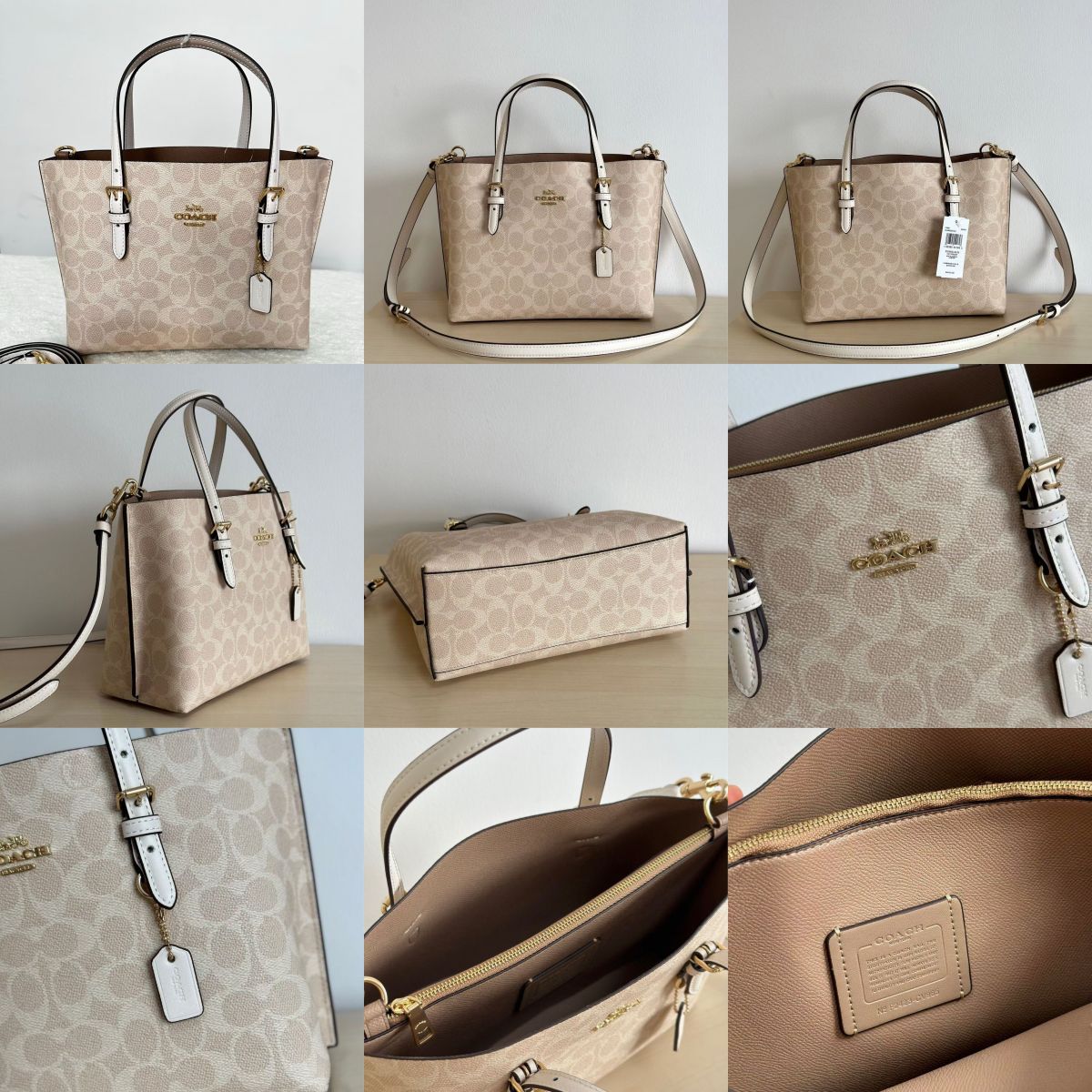 Women Handbag CV965 Mollie Tote 25 In Signature Canvas Shoulder Sling Bag