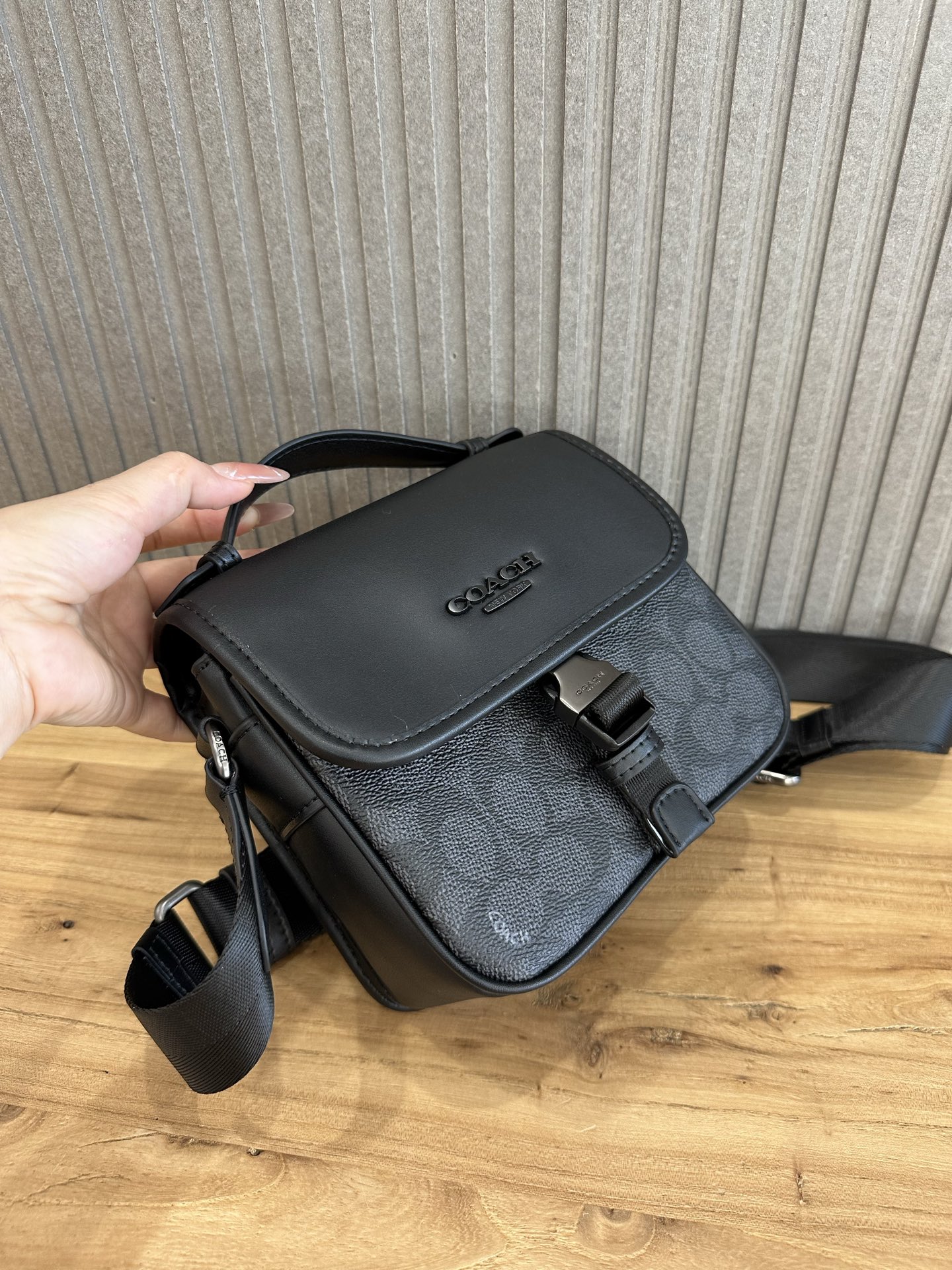 COACH Racer Crossbody Bag In Signature Canvas CBG13 CBG12