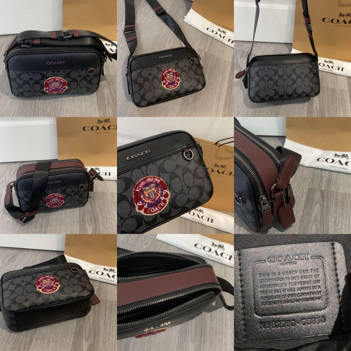 Men Hnadbag CCG30 C5810 CB136 CX140 CV921 CAJ64 CX138 CAX46 CY828 Graham Crossbody Men Women Sling Camera Bag