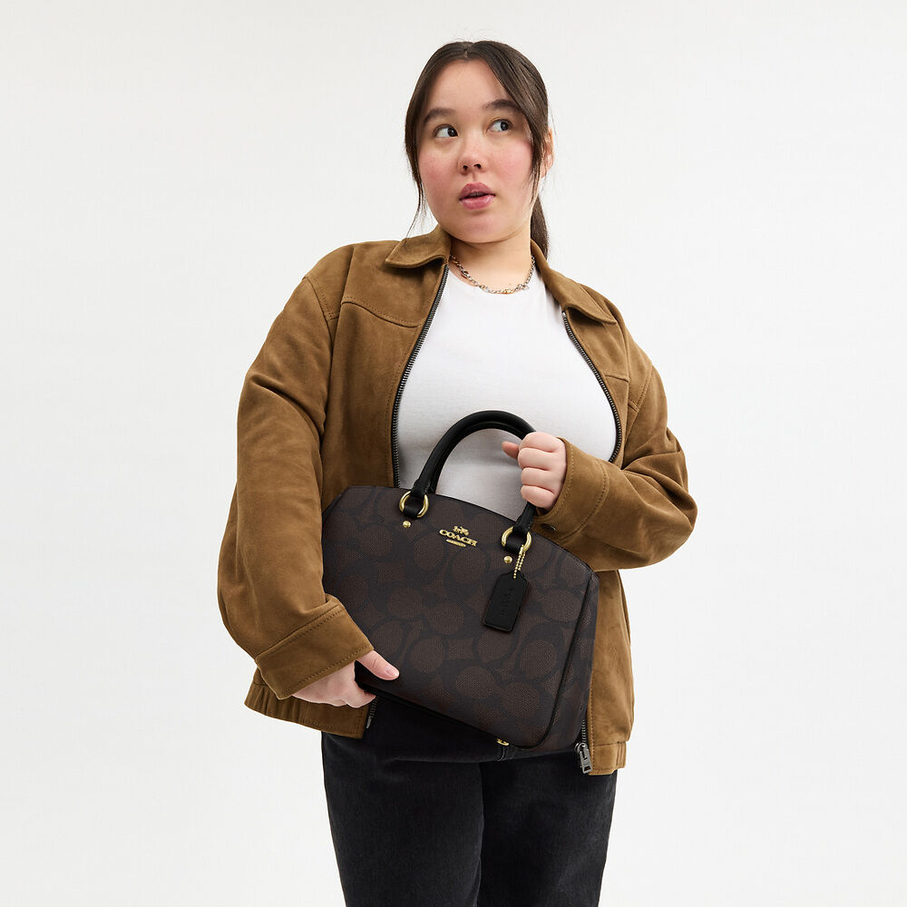Women Handbag CAL55 Savannah Carryall Bag In Signature Canvas Satchel Sling Bag