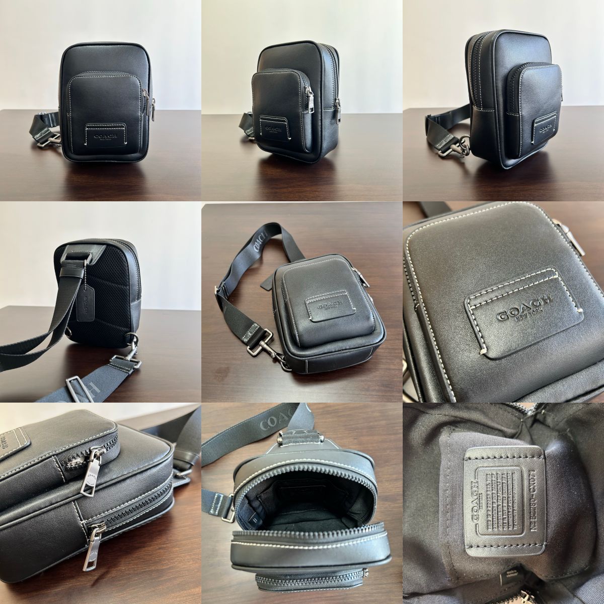 Men Handbag  CX071 CAJ39 CV763 Chest Shoulder Bag Backpack Racer Sling Pack In Signature Canvas