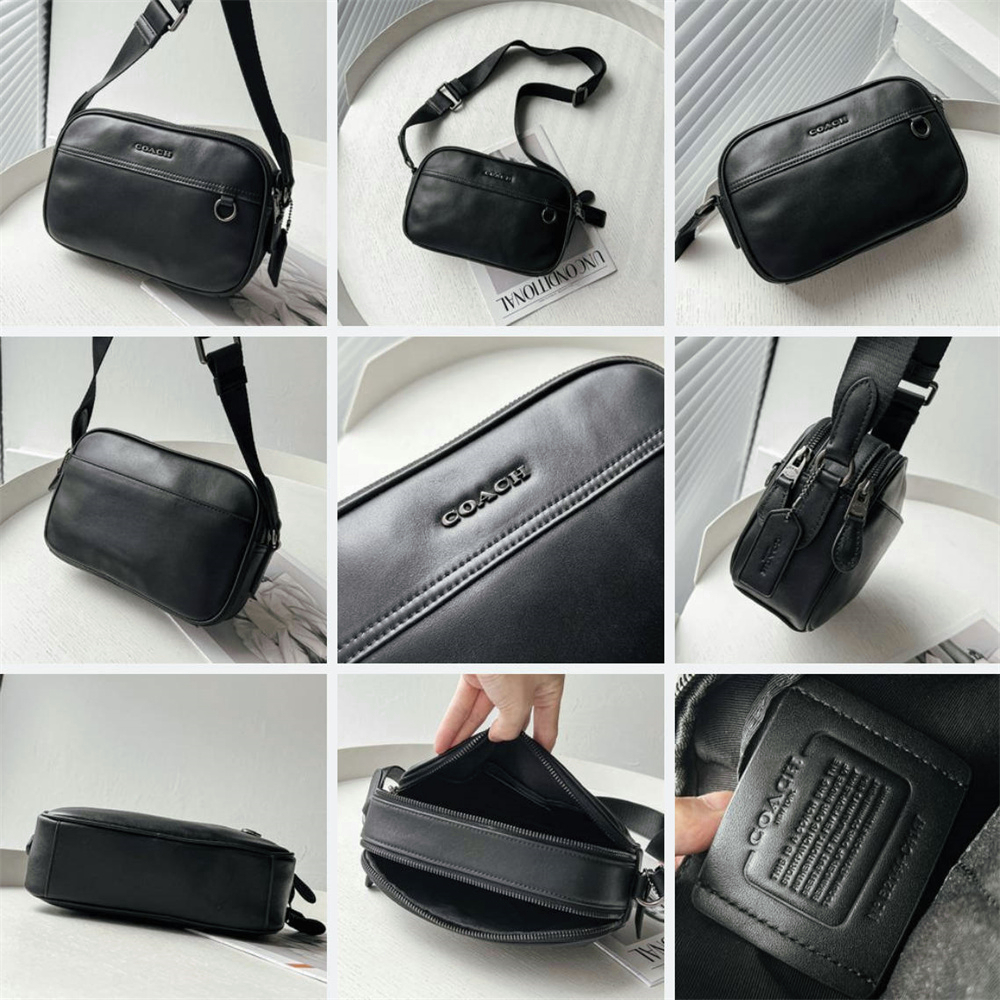 C4149 C4147 C4027 C4026 C4148 C9965 CE746 CE638 CF484 Graham Zip Crossbody Men Women Sling Camera Bag