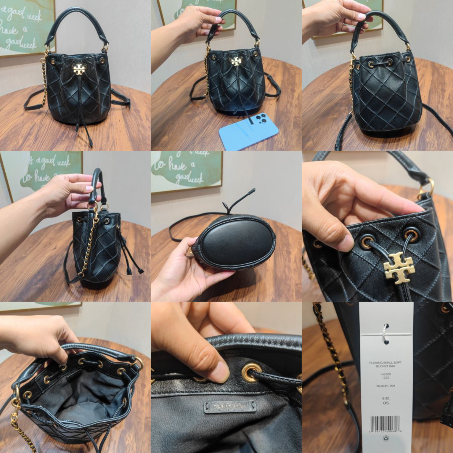 Women Handbag 142564 142565 Fleming Soft Bucket Bag