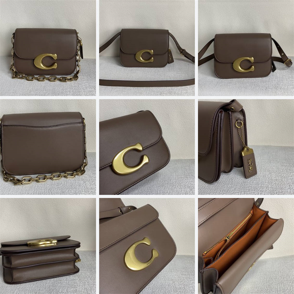 Coach CM551 CM557 CM863 Idol Shoulder Bag Women Crossbody Sling Chain Beg 551 557 863