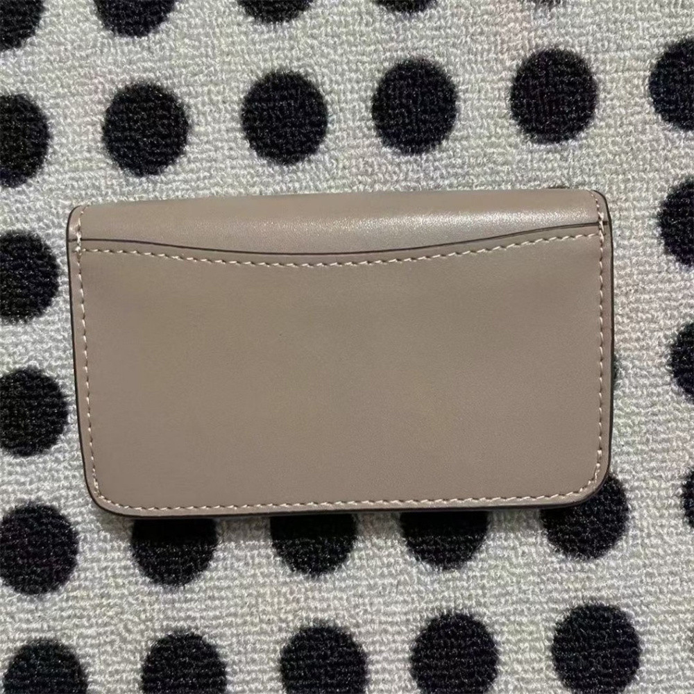 C5870 C4818 Slim Card Case Women Men Fold Purse Snap Wallet