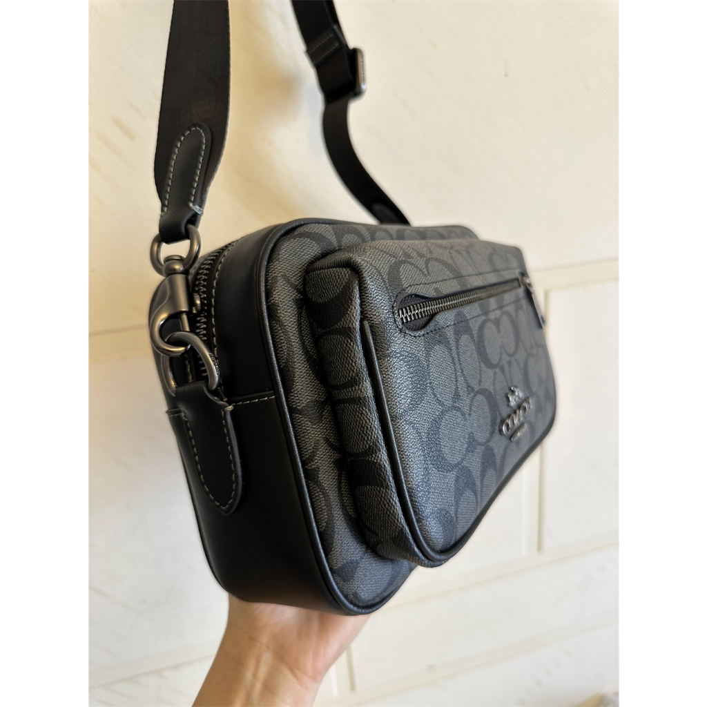 Coach CJ510 CJ509 Elias Crossbody Women Men Sling Messenger Camera Bag