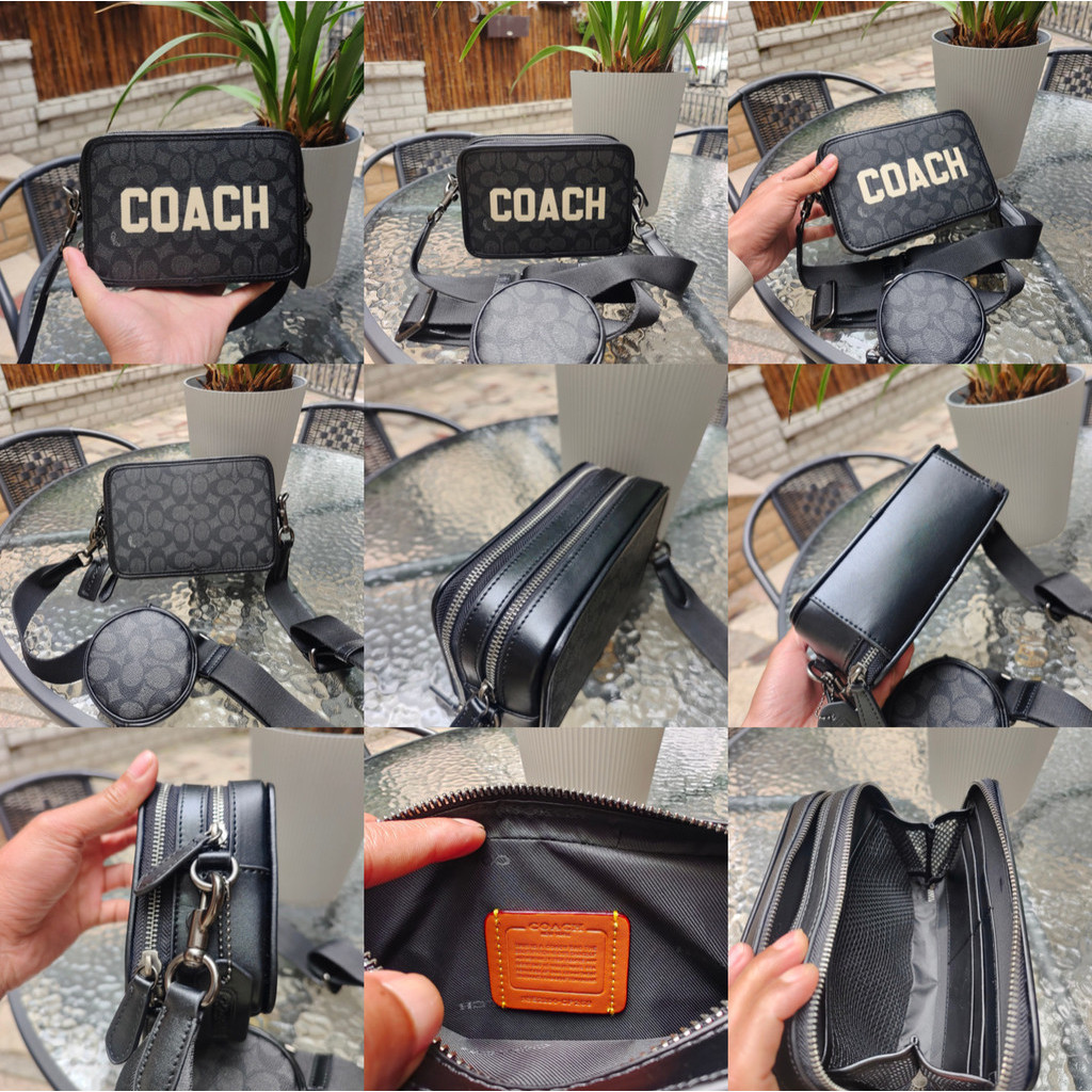 Coach CP270 CP269 CP136 CP137 CHARTER CROSSBODY men handbag sling messenger bag
