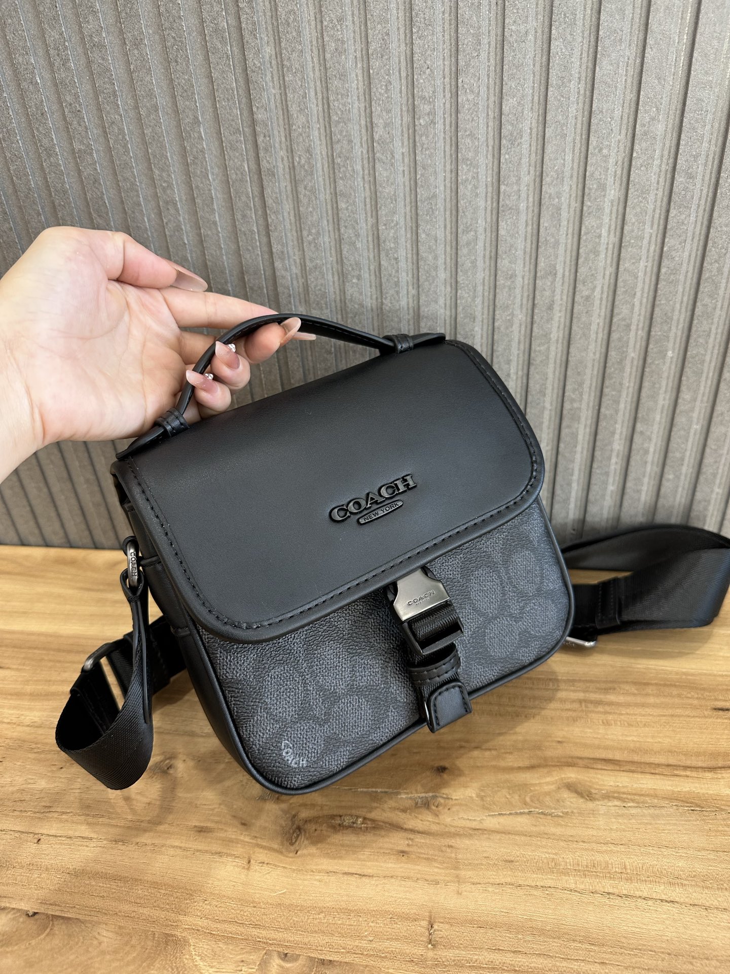 COACH Racer Crossbody Bag In Signature Canvas CBG13 CBG12