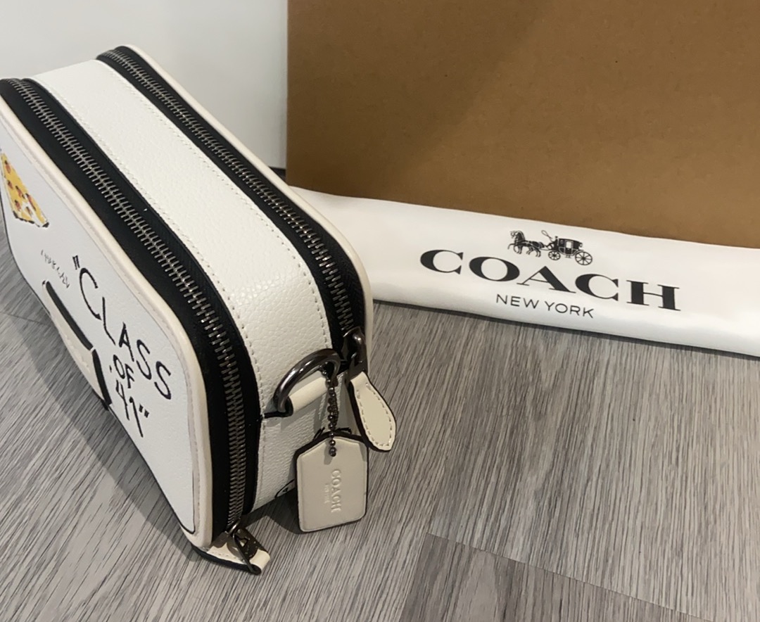Men Handbag CAJ36 Wyatt Crossbody Bag With Sketch Print Shoulder Sling Camera Bag