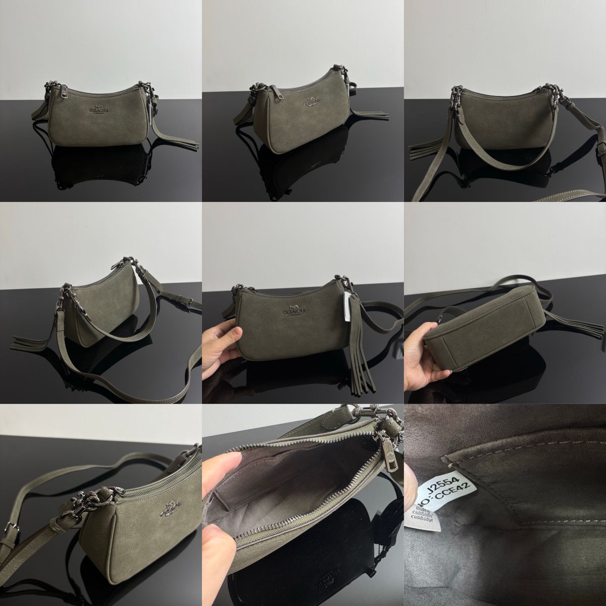 Women Hnadbag CCE42 Suede Teri Mini Shoulder Crossbody Sling shoulder Bag
