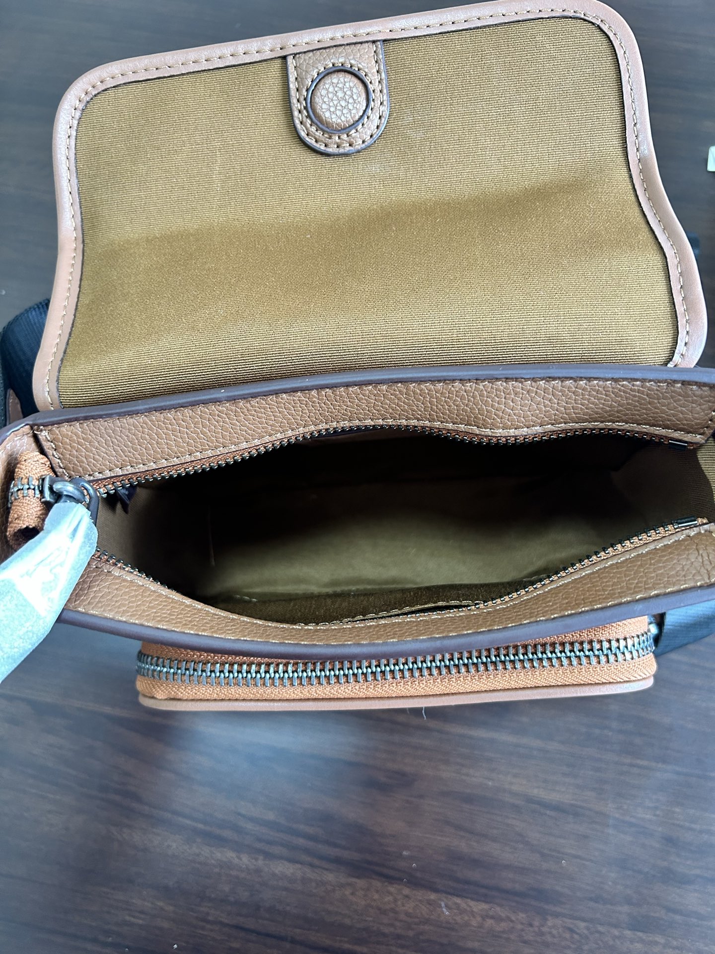 Coach X Peanuts CBI41 CCG29 Sullivan Flap Crossbody Bag In Signature Canvas With Patches