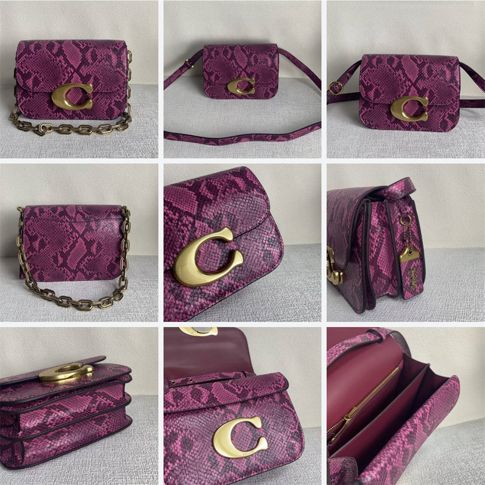 Coach CM551 CM557 CM863 Idol Shoulder Bag Women Crossbody Sling Chain Beg 551 557 863