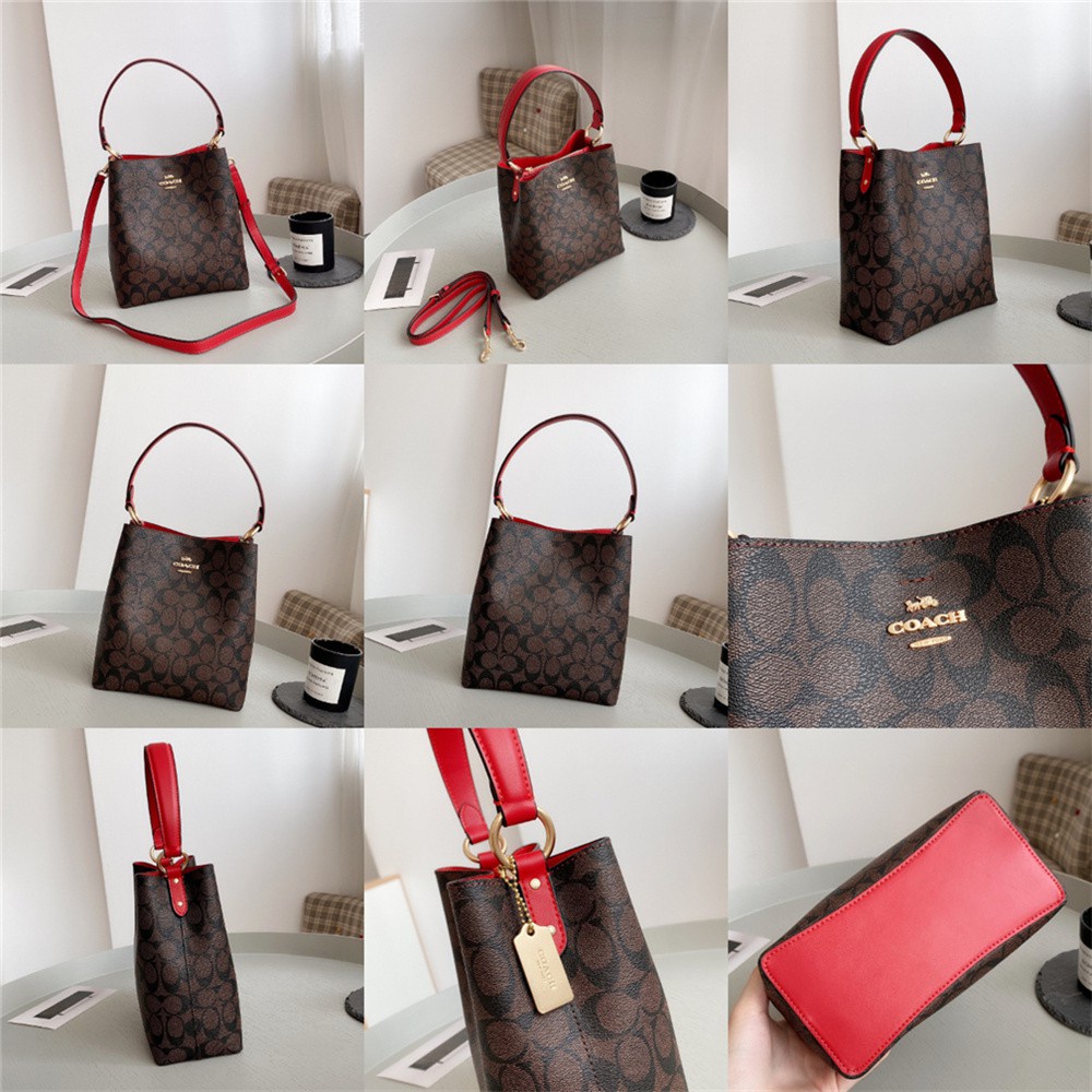 Coach 1011 2312 2311 C2811 C3238 C3411 2310 C3598 C6073 C7245 C7976 C7975 C8610 C8254 C8611 Small Town Bucket Women Bag