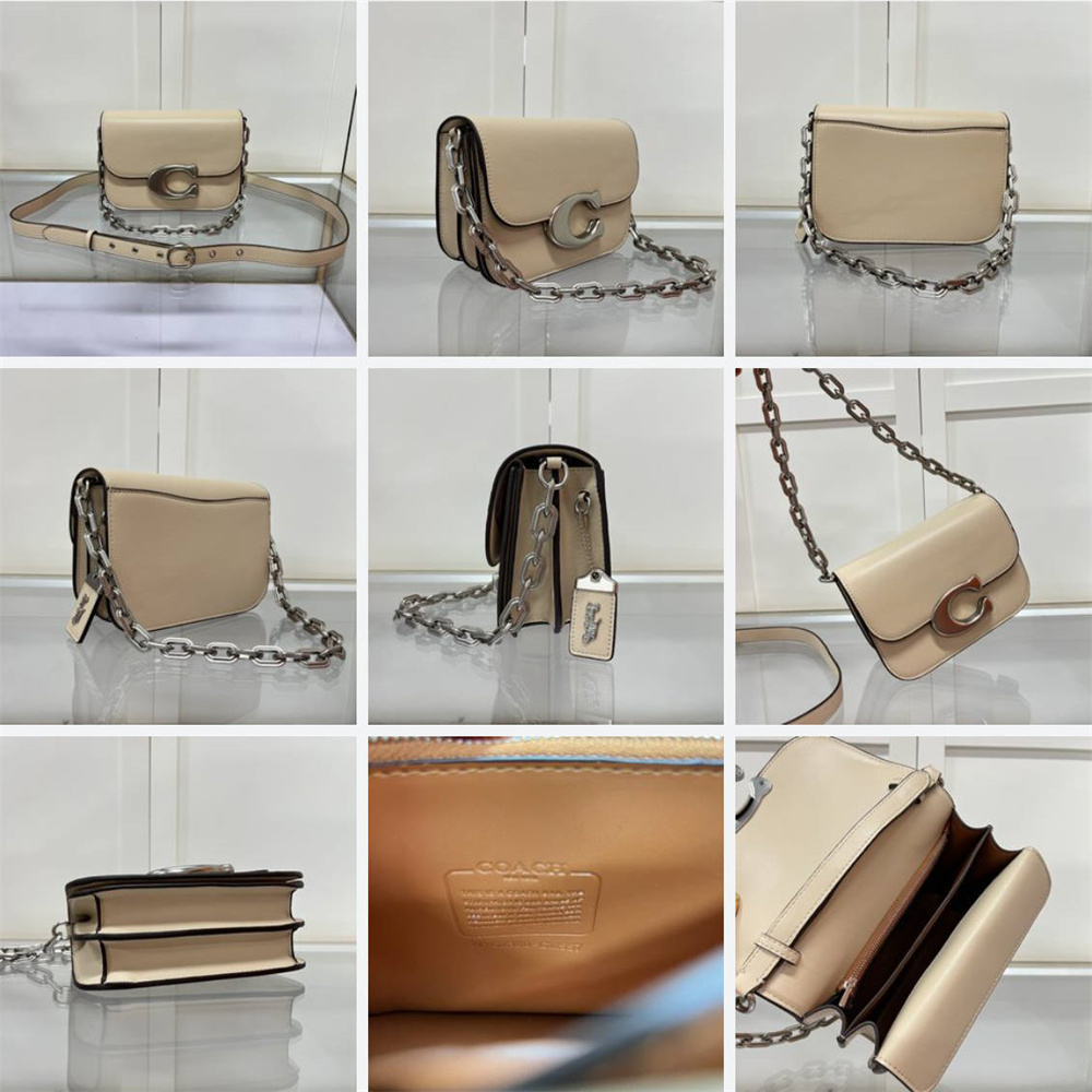 Coach CM551 CM557 CM863 Idol Shoulder Bag Women Crossbody Sling Chain Beg 551 557 863