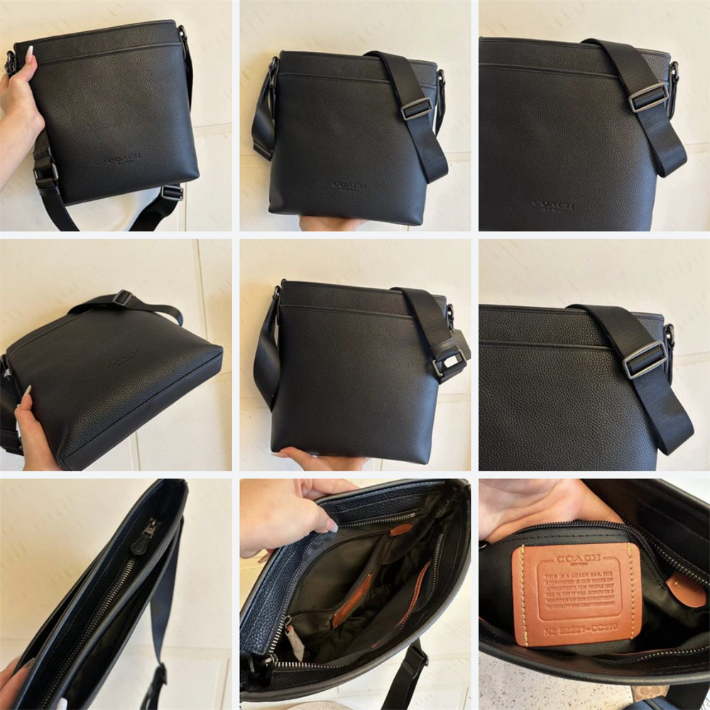 Coach CC110 CC111 Gotham Slim Crossbody Women Men Sling Messenger Bag
