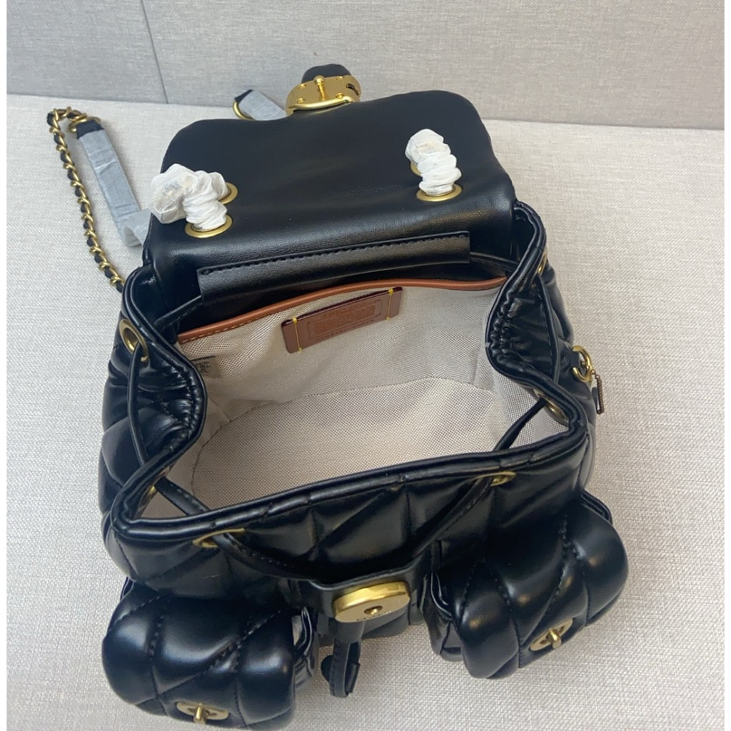 CU076 CU077 CW610 CZ747 Tabby Quilted Backpack Women Converible Crossbody Handbag Sling Chain Bag