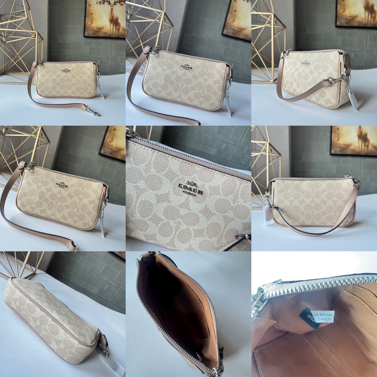 Women Handbag CW426 Nolita 19 In Signature Canvas Shoulder Bag Wristlet