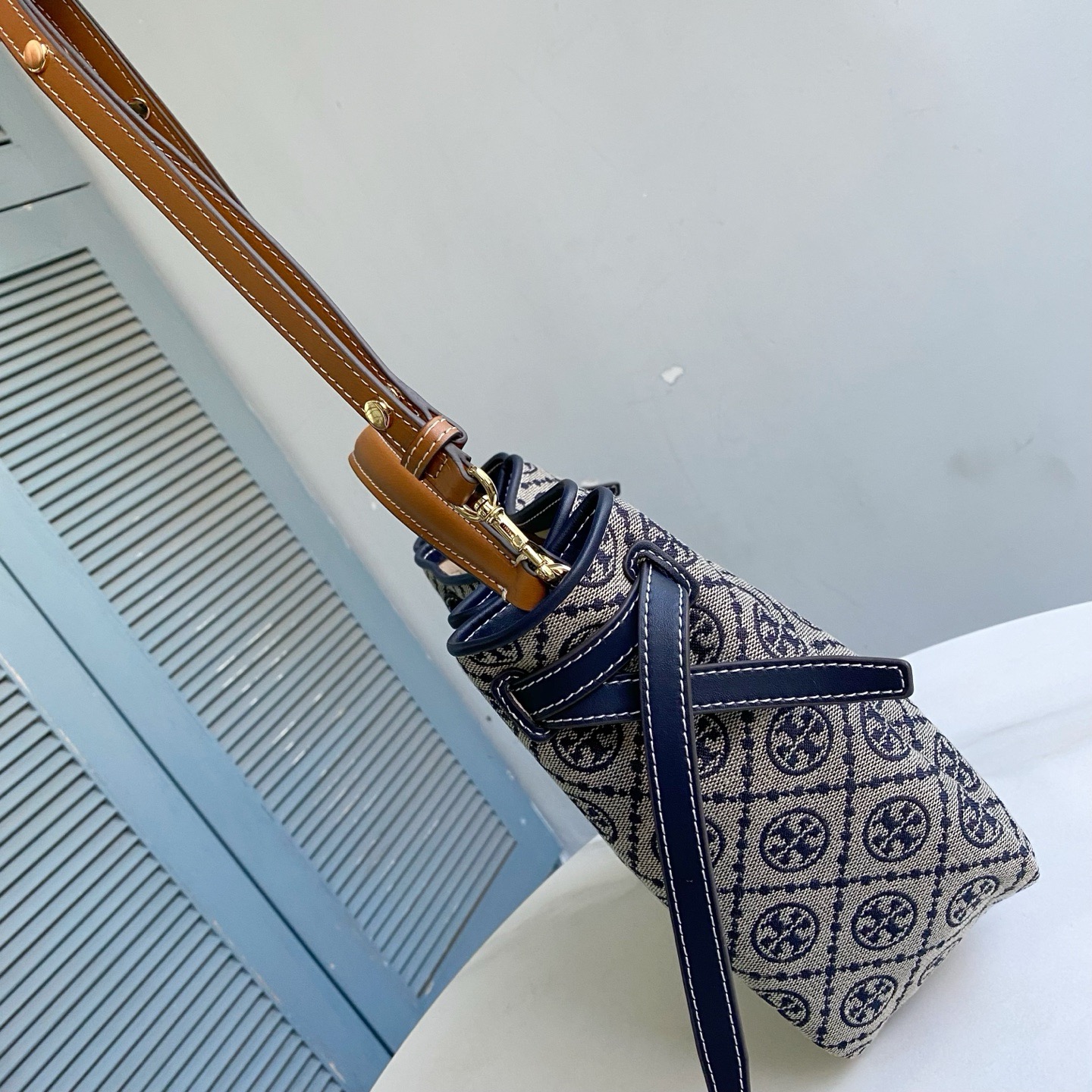 Women handbag 178016 ROMY T MONOGRAM BUCKET BAG