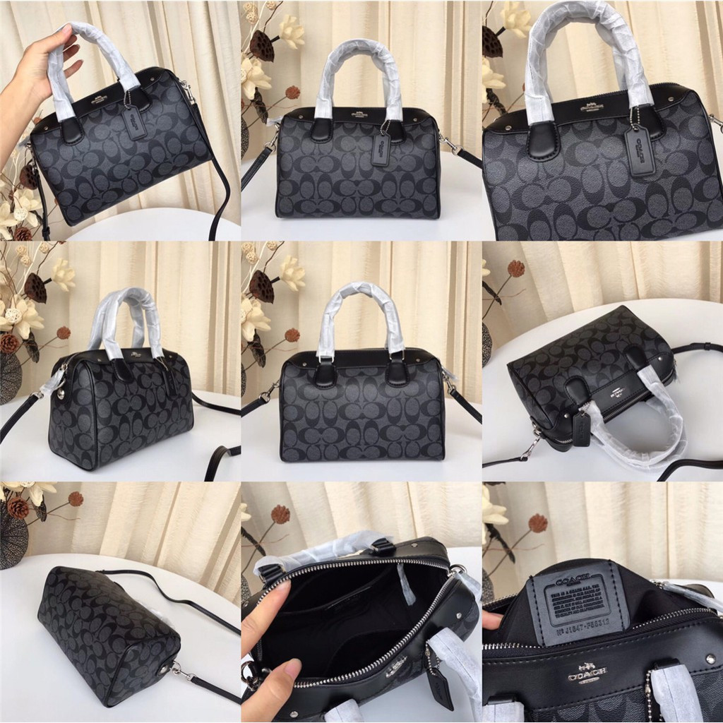 58312 32203 Mini Bennett Satchel Women Handbag Crossbody Sling Boston Top Handle Pillow Bag