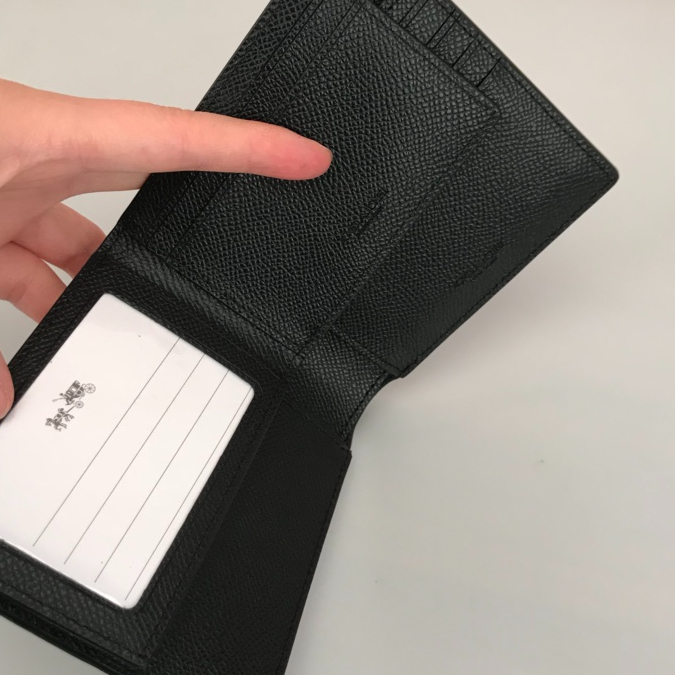Men handbag 59112 Compact ID Leather Wallet