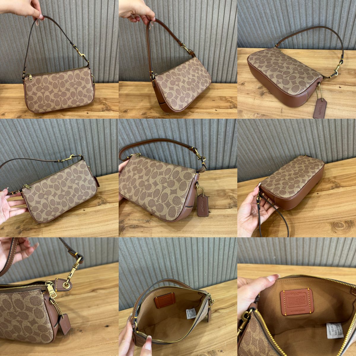 Women Handbag CCC41 CCC42 Plaza 21 Bag In Signature Canvas shoulder bag Wristlet