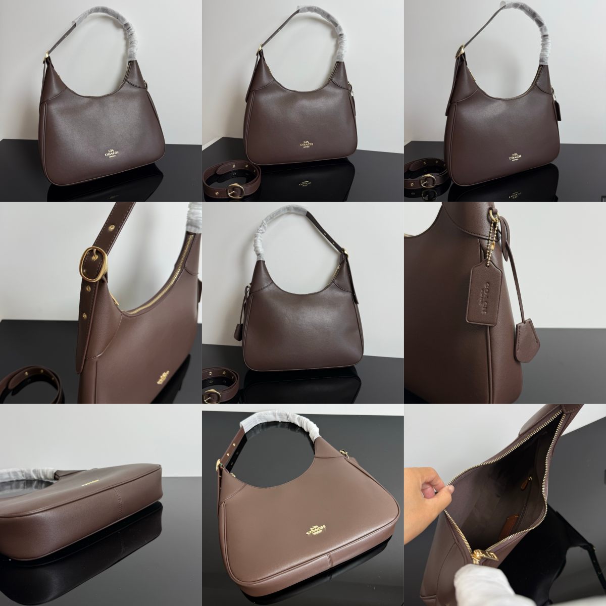 CCE47 CCE48 CCE49 Ella Hobo Women Crossbody Sling Shoulder Half Moon Bag
