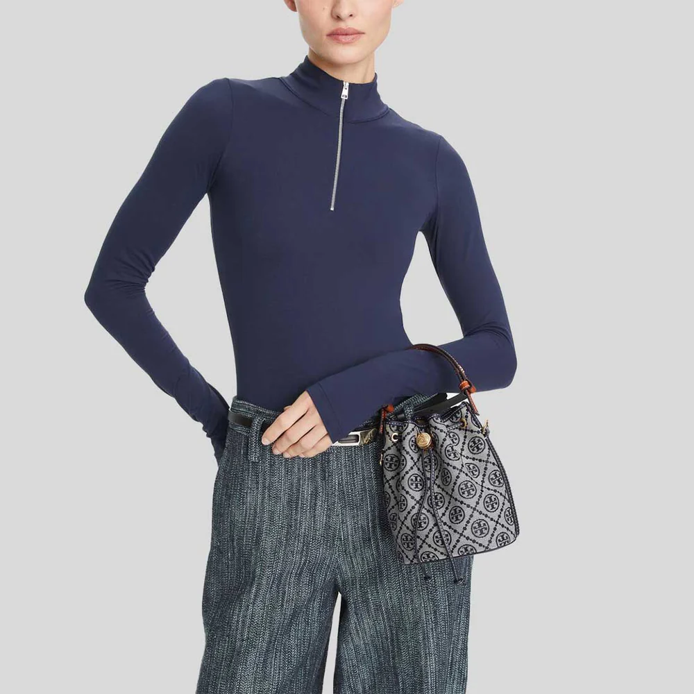 Women Handbag 166414 166415 T Monogram Bucket Bag