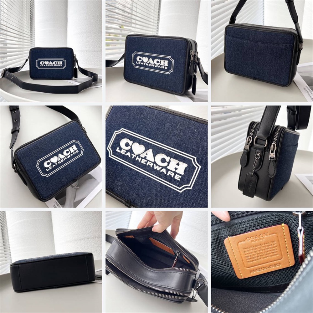 C5341 C5340 C5351 C3929 C6929 C8445 C6930 C8408 CF075 CF076 CC078 CH764 Charter Crossbody 24 Women Men Camera Bag