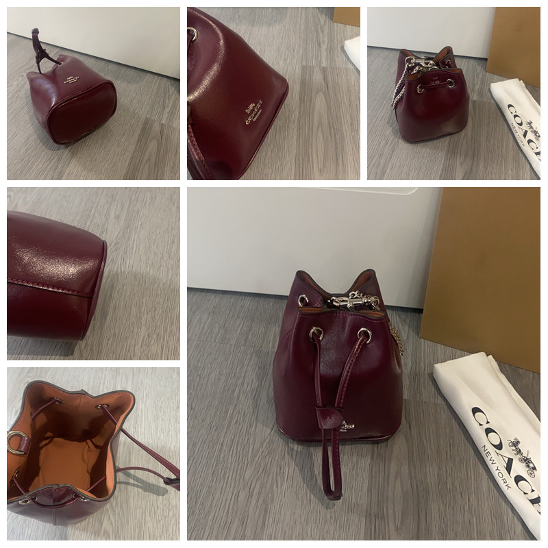 CZ028 CZ031 Mini Drawstring bucket bag women shoulder sling crossbody handbag