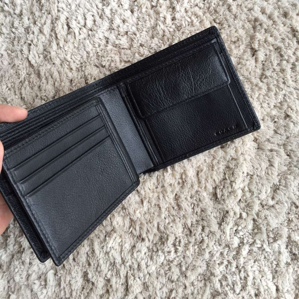 Men handbag 74771 Compact ID Leather Wallet
