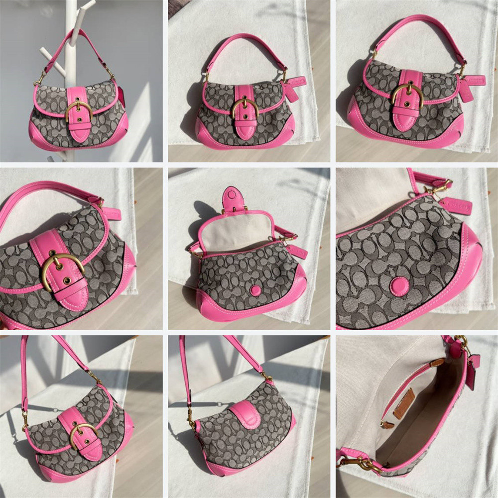 CJ814 CR699 CR737 Soho Shoulder Bag Jacquard Women Top Handle Handbag