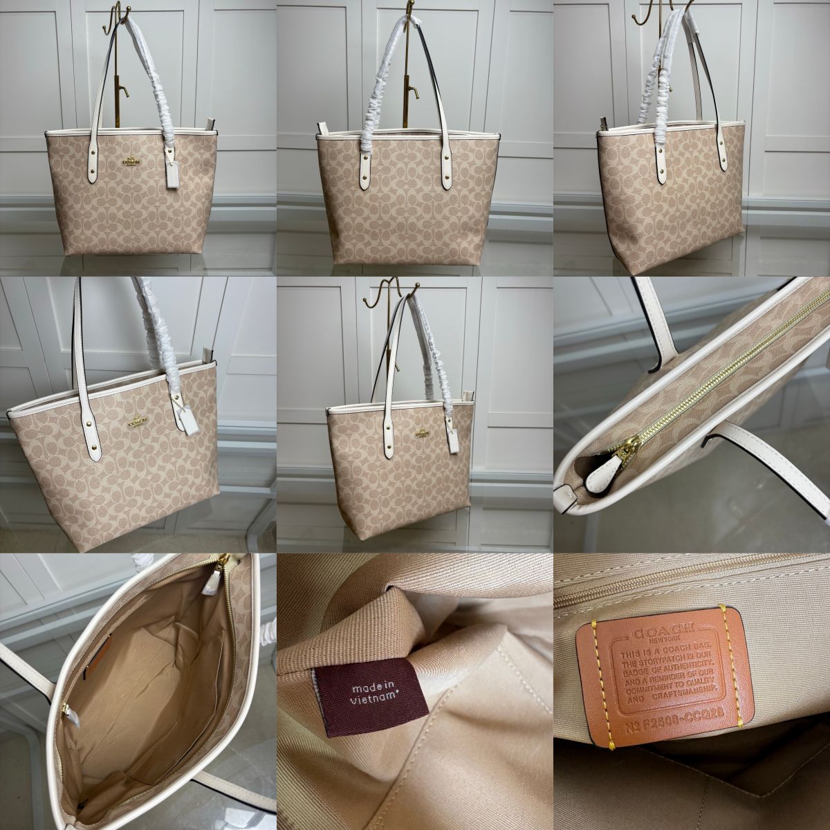 Women handbag CCQ28 City Tote In Signature Shoulder bag