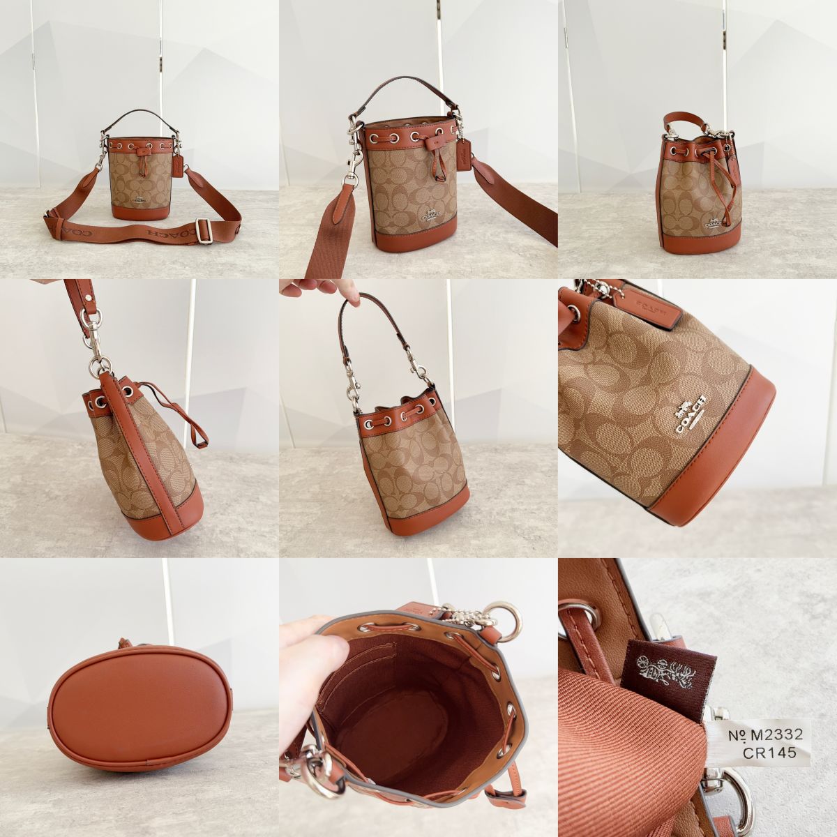 Women Handbag CW299 CY740 CR145 CT863 Mini Dempsey Shoulder Sling Bucket Bag