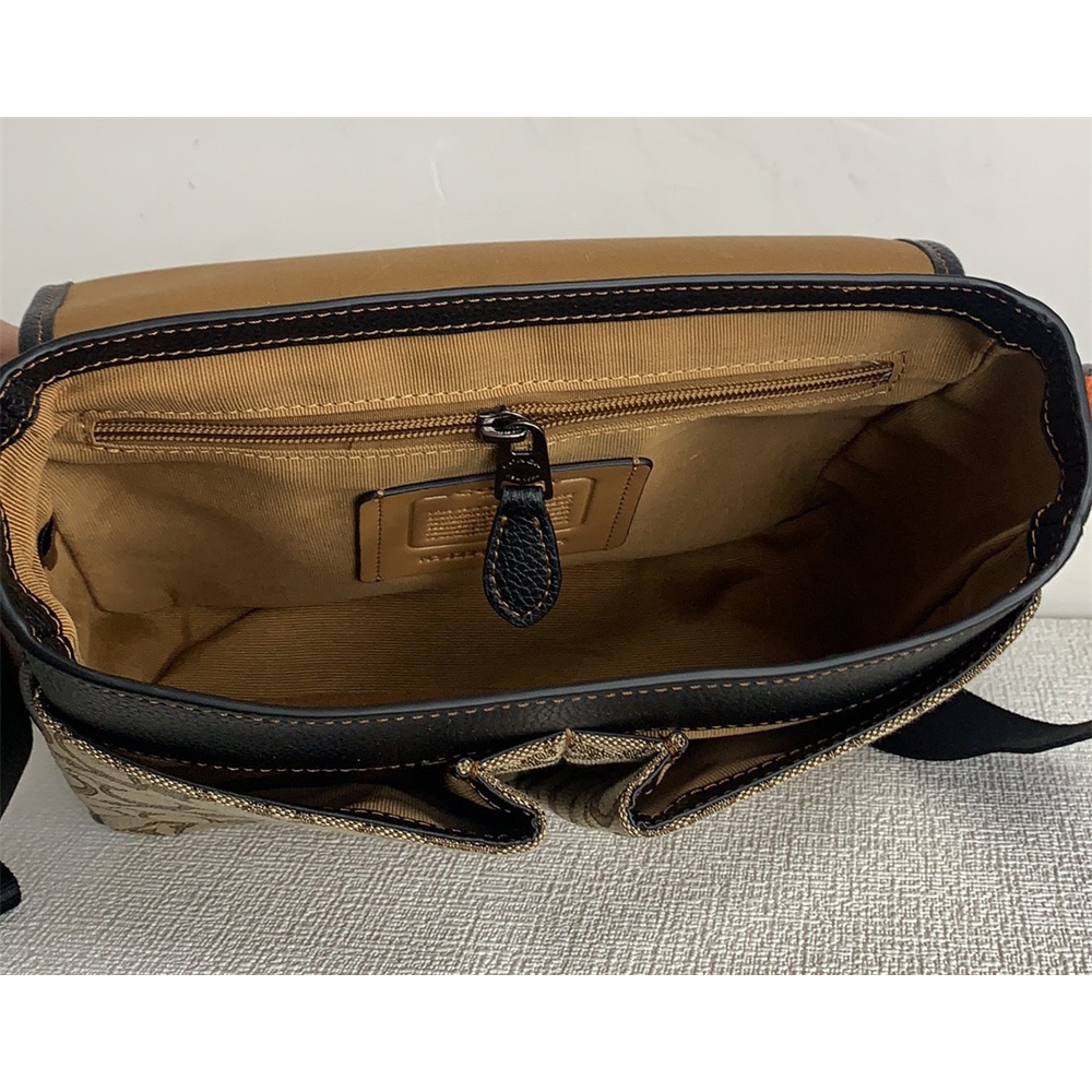 Coach CE534 Sprint Map Bag 25 Women Men Crossbody Sling Messenger
