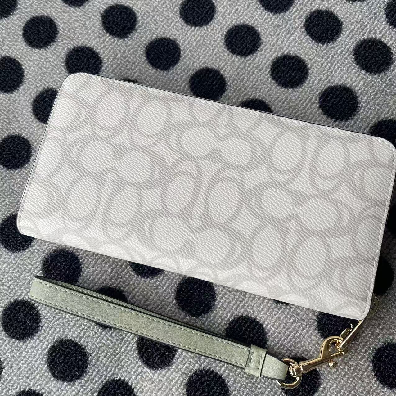 women handbag CB002 Long Zip Around Wallet In Sketch Signature Canvas