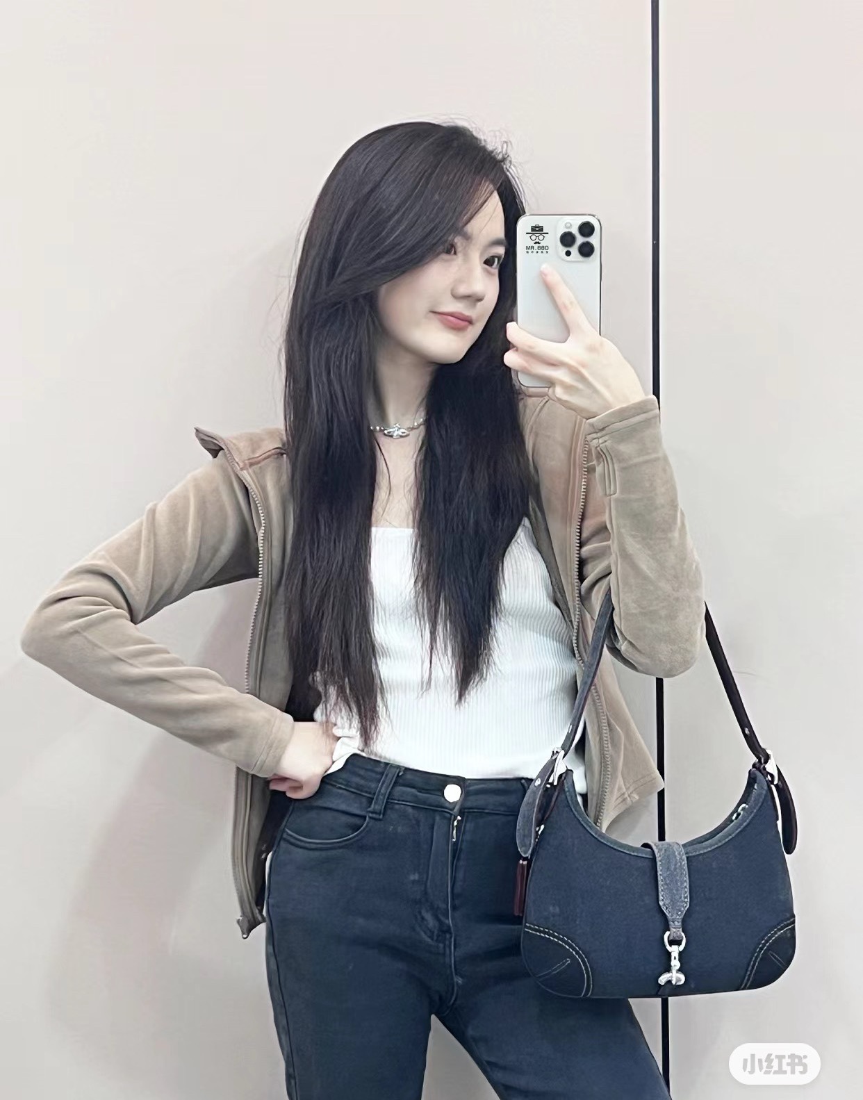 CW647 CW642 CBF16 CY934 Hamptons Hobo Shoulder Messenger Bag Female Simple Commuter Underarm Bag