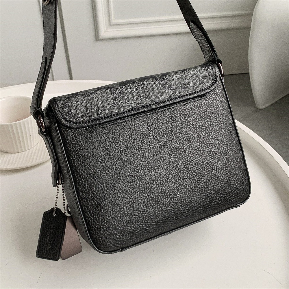 Coach C9870 C9871 CC032 CN729 Sullivan Flap Crossbody In Signature Canvas Men Sling Messenger Bag 9870 9871 032 729